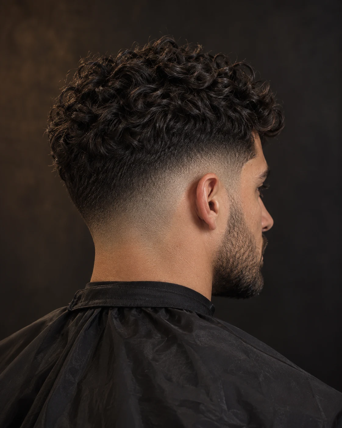 Illustrative textured crop and low fade hairstyle